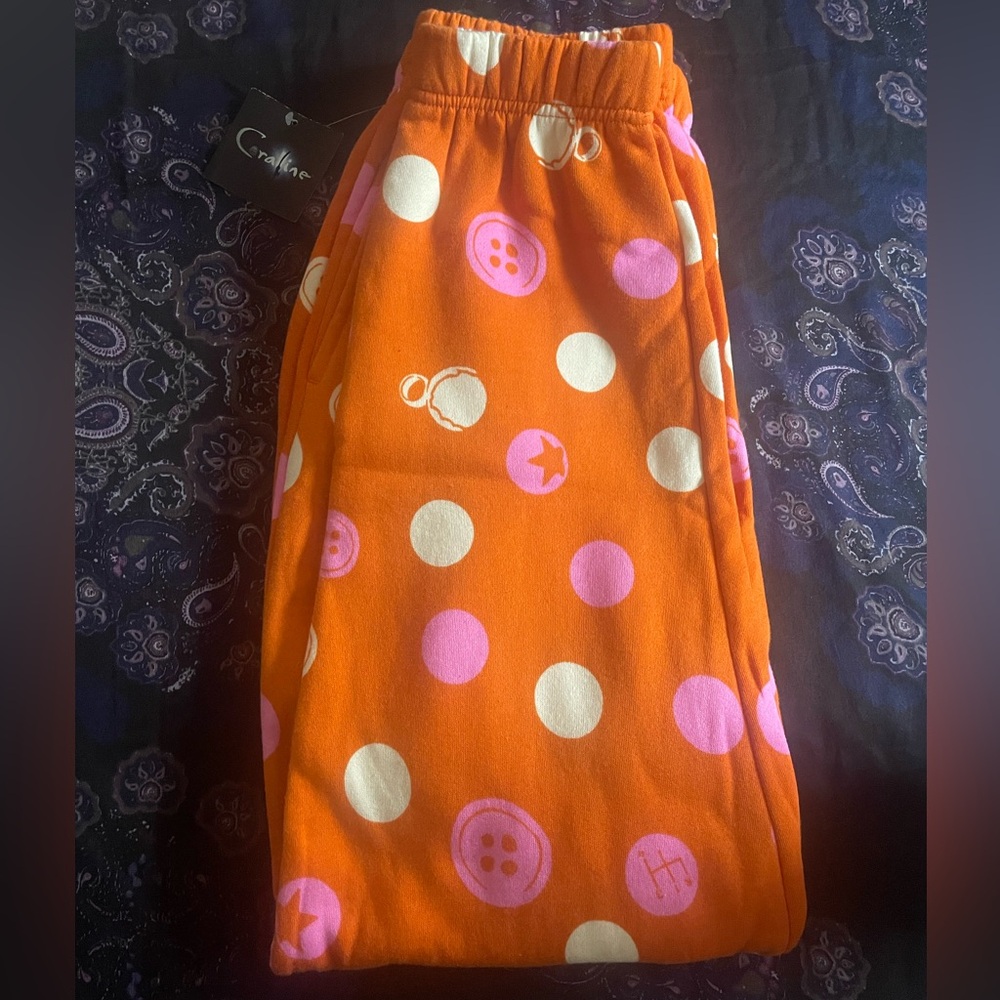Coraline Buttons Jogger Sweatpants (READ DESC)
